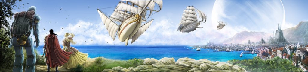 Projet de paravent du jeu de rôle Les Chants de Loss