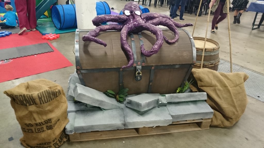 M. Poulpe gardant le trésor d'Octogone !