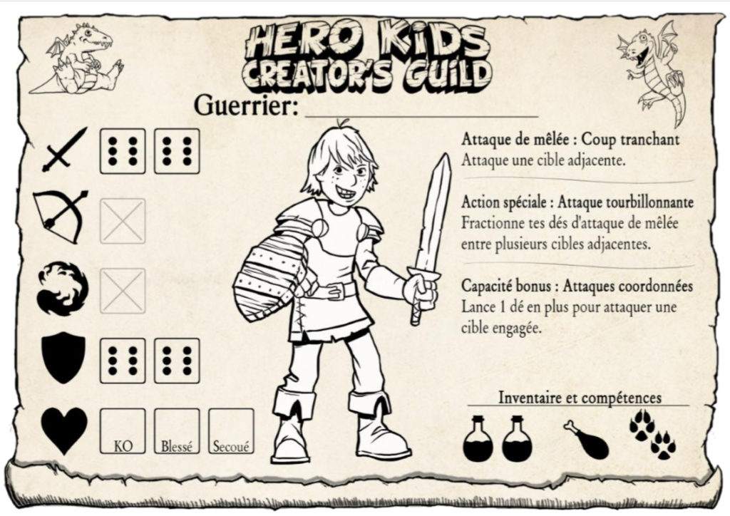 HeroKids, le guerrier